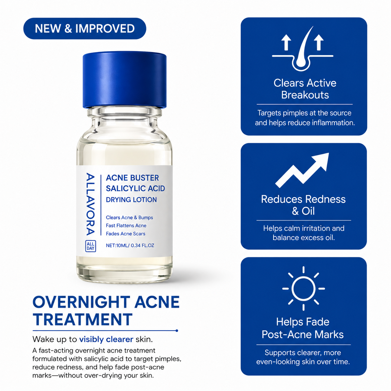 Allavora Overnight Acne Treatment